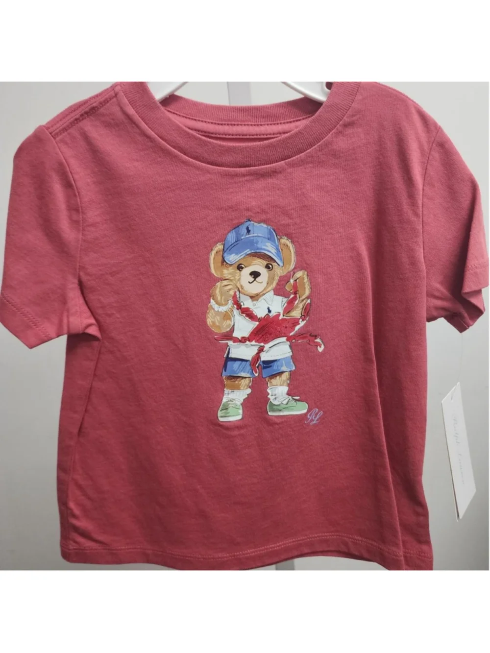 Ralph Lauren Red Baby tee Size 18 months #kids #polo Polo Ralph Lauren Baby T-Sh